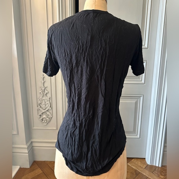 Z Supply black vneck tshirt size S - Picture 2 of 4